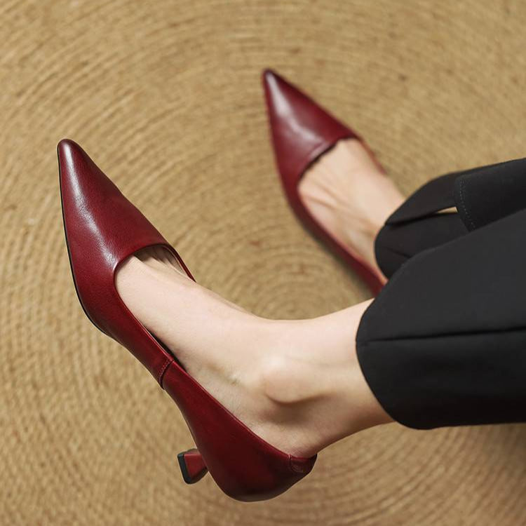Anok High Heels aus echtem Leder