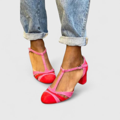Rosalie™ | Retro-High Heels mit lebendigem Stil