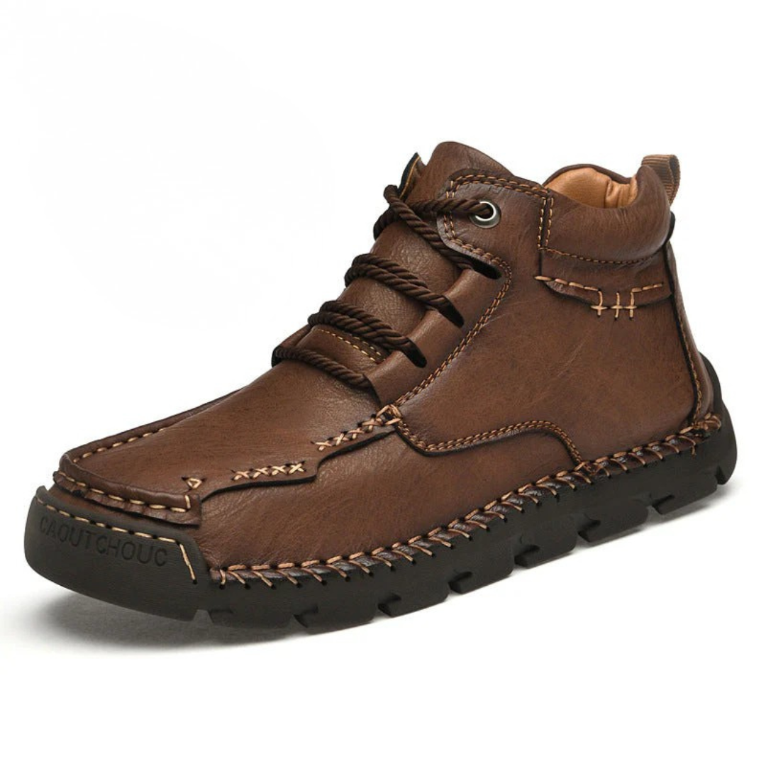 Herren-Vintage-Thermal-Winterschuhe Martin aus Leder