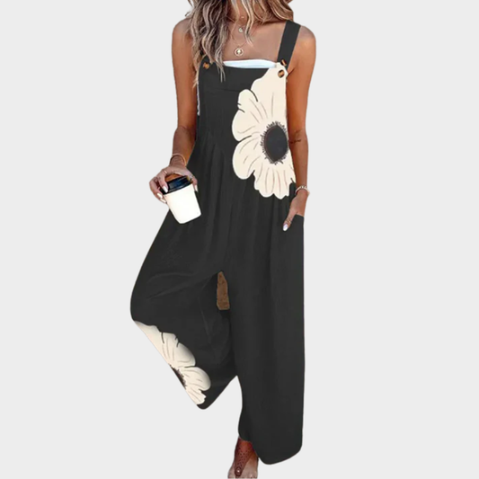 Bequemer Overall mit Muster