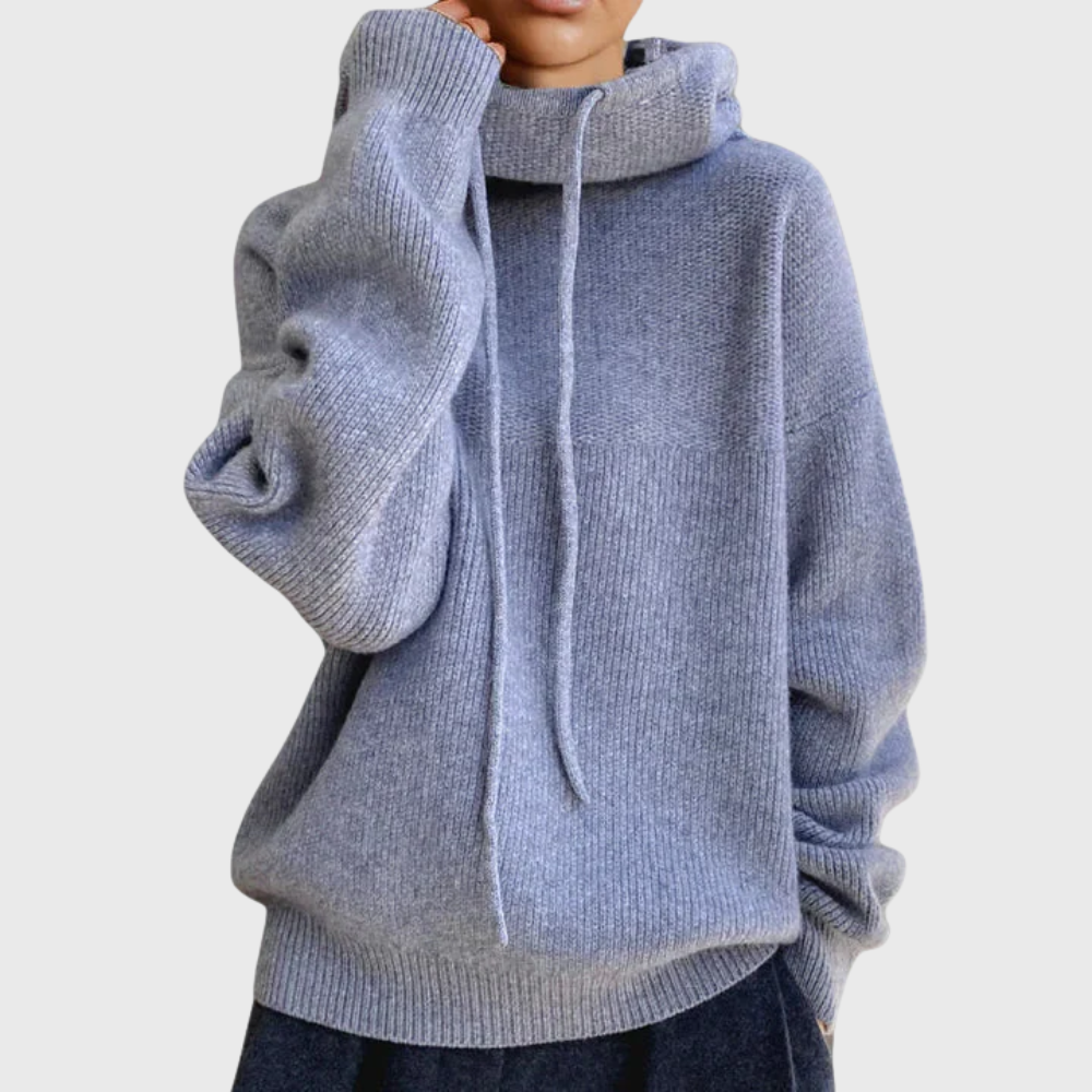 Brenda | Rollkragenpullover mit Tunnelzug