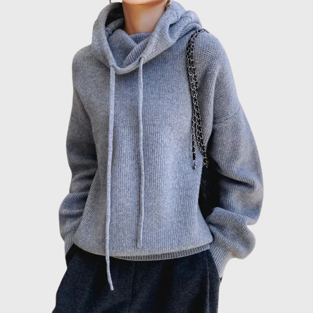 Brenda | Rollkragenpullover mit Tunnelzug