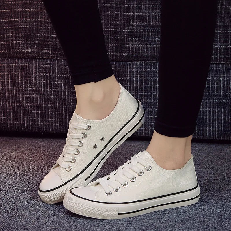 Imogen Klassische Canvas-Schuhe Vintage Modern Komfort