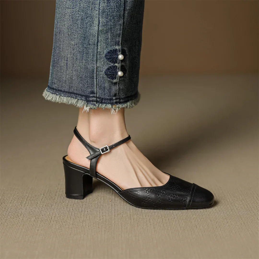 Valery Echtleder-Absatzschuhe