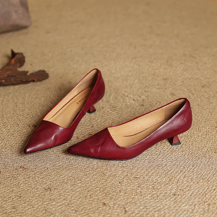 Anok High Heels aus echtem Leder