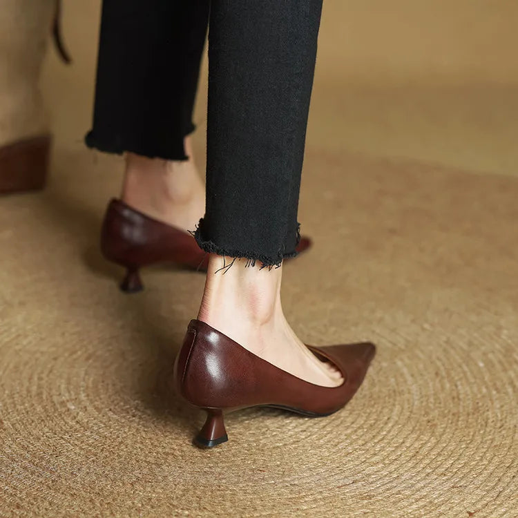 Anok High Heels aus echtem Leder
