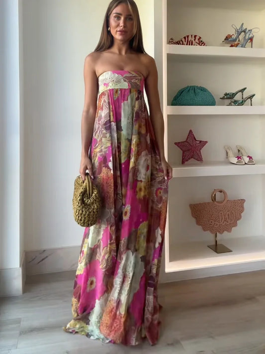 Abito Clara Floral™ | Eleganza dallo spirito bohémien