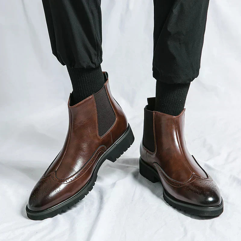 Dwight | Chelsea Boots aus Kunstleder