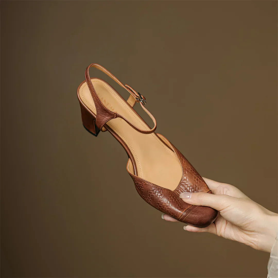 Valery Echtleder-Absatzschuhe