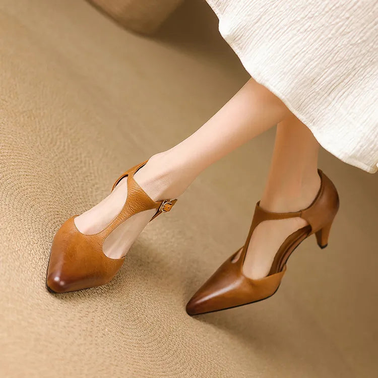 Echtleder-High-Heels Triana