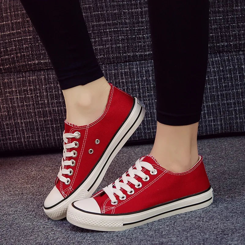Imogen Klassische Canvas-Schuhe Vintage Modern Komfort