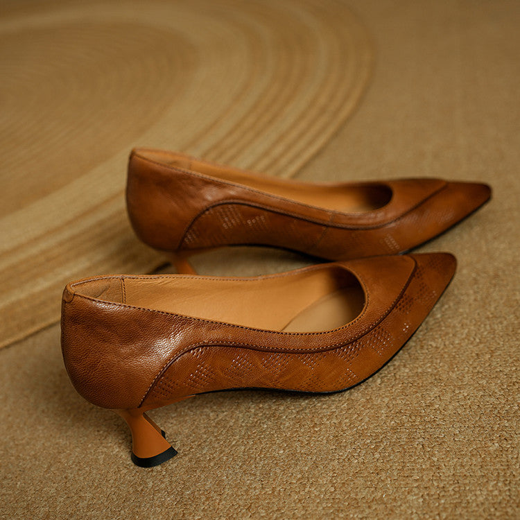 Belle Pumps aus echtem Leder