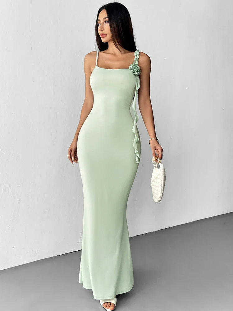 Graciela™ | Elegantes langes Kleid mit figurbetonter Silhouette