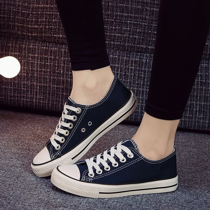 Imogen Klassische Canvas-Schuhe Vintage Modern Komfort