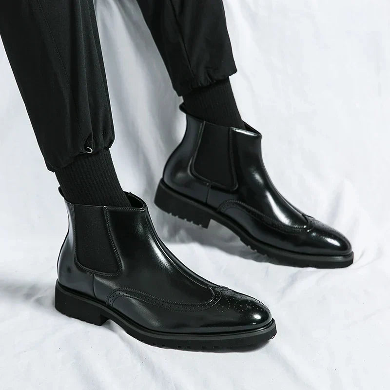 Dwight | Chelsea Boots aus Kunstleder