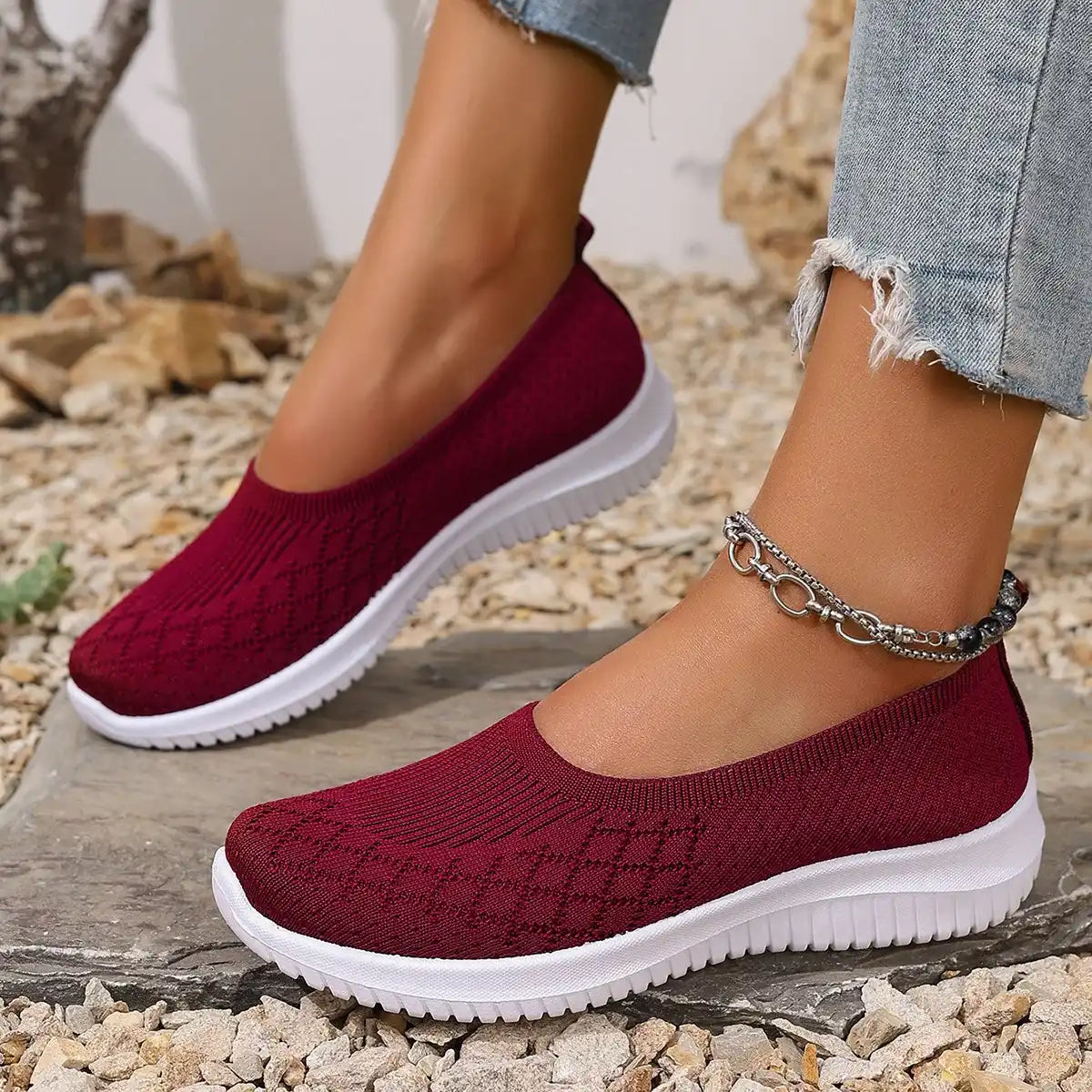 Sandra | Atmungsaktive Anti-Rutsch-Turnschuhe