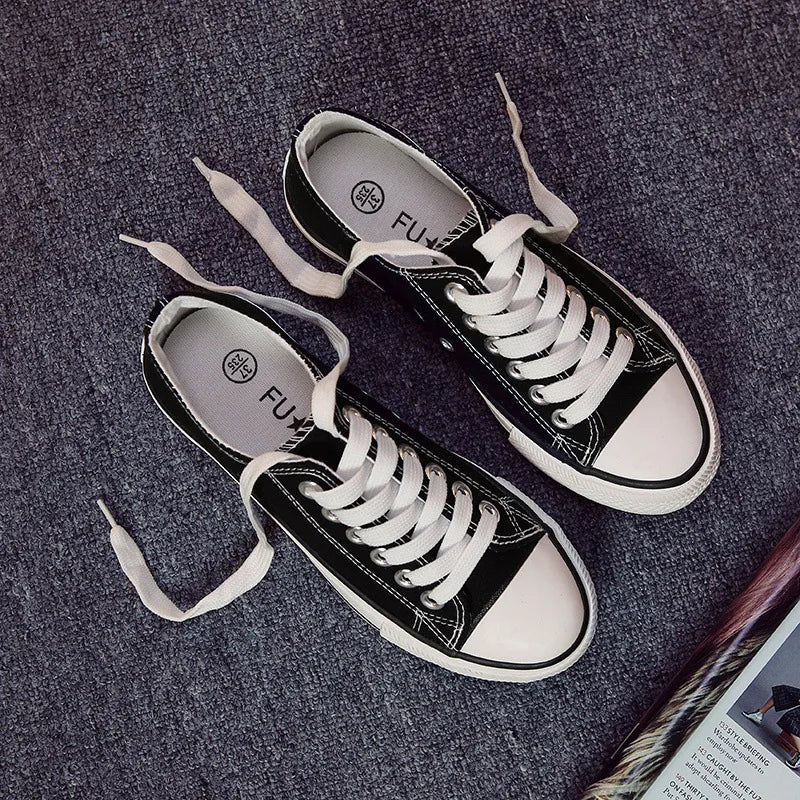 Imogen Klassische Canvas-Schuhe Vintage Modern Komfort
