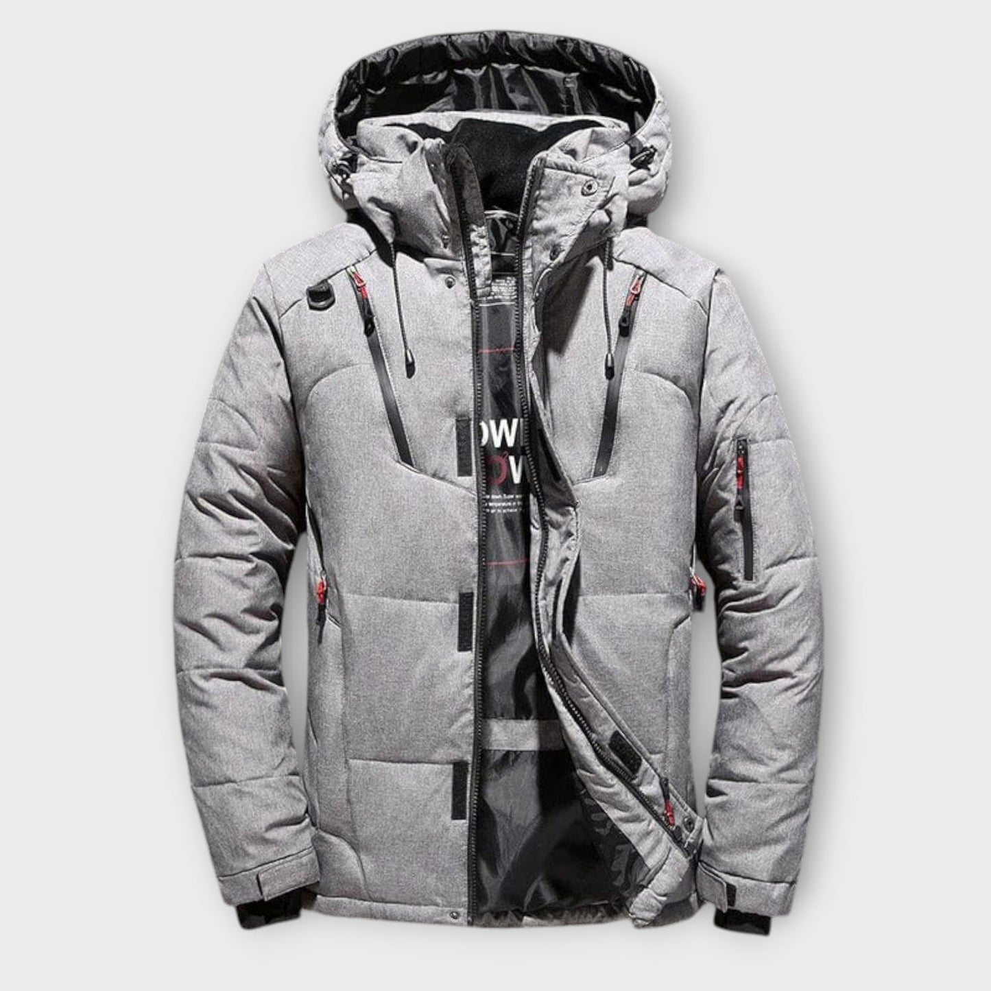 Álvaro | Herren-Winterparka, unifarben