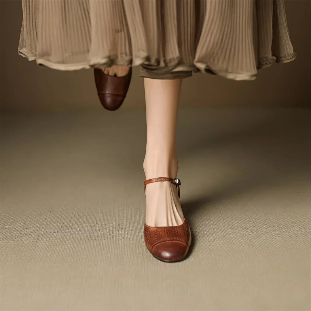 Valery Echtleder-Absatzschuhe
