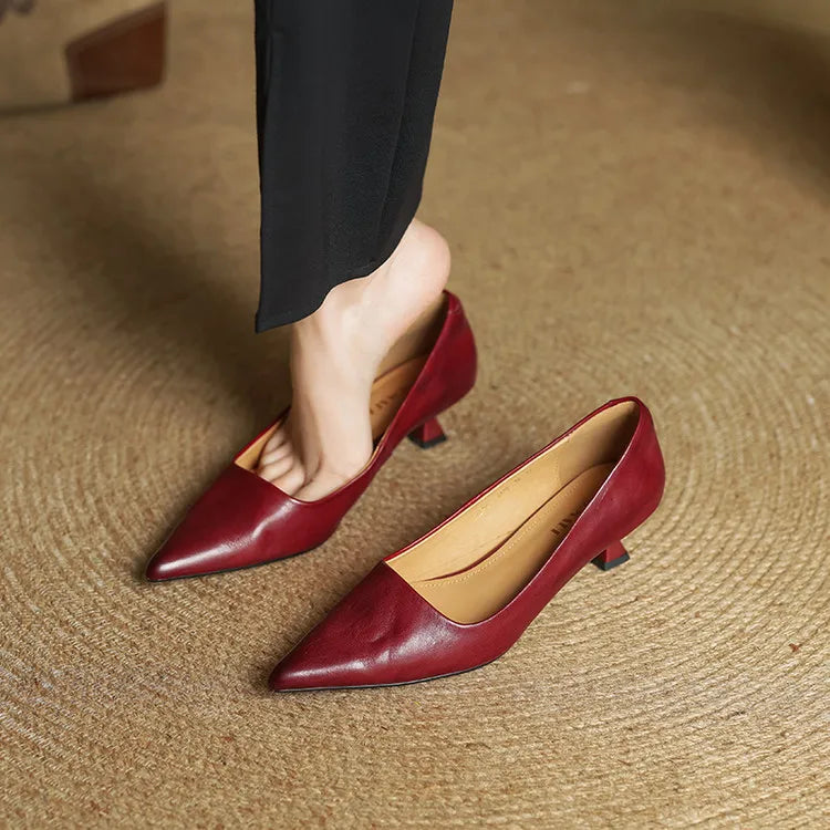 Anok High Heels aus echtem Leder