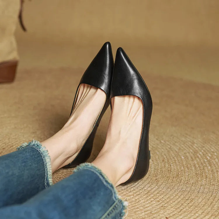 Anok High Heels aus echtem Leder