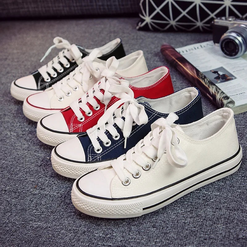 Imogen Klassische Canvas-Schuhe Vintage Modern Komfort