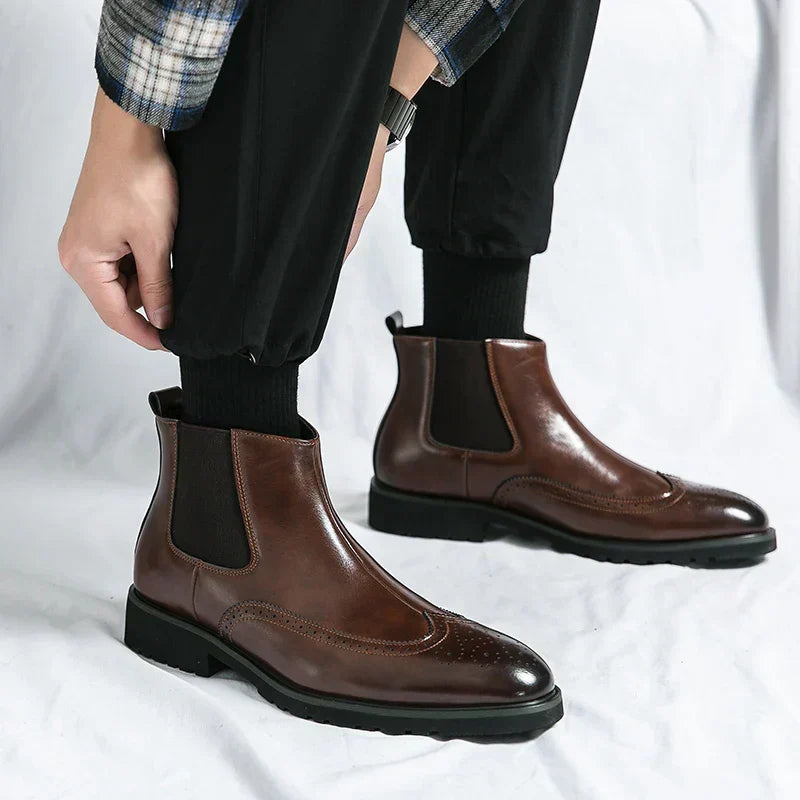 Dwight | Chelsea Boots aus Kunstleder
