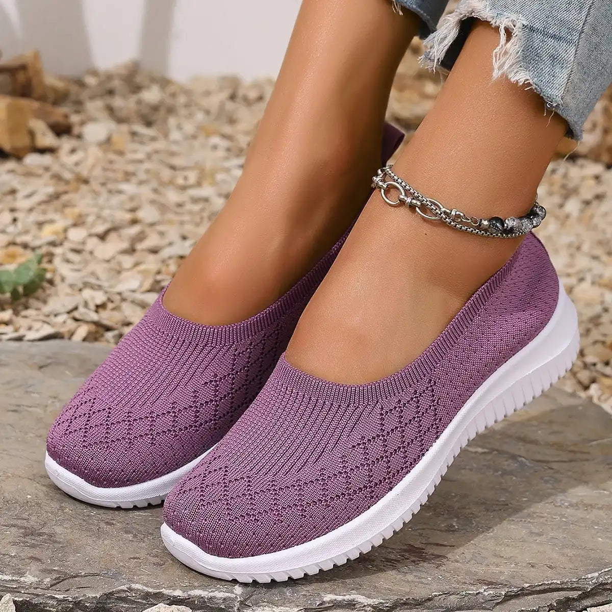 Sandra | Atmungsaktive Anti-Rutsch-Turnschuhe