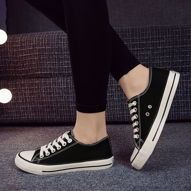 Imogen Klassische Canvas-Schuhe Vintage Modern Komfort