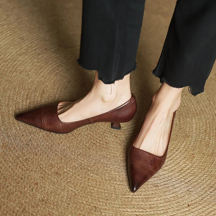 Anok High Heels aus echtem Leder
