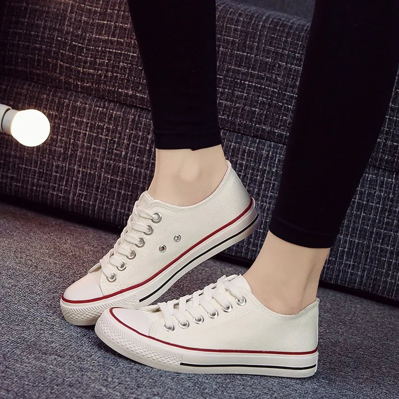 Imogen Klassische Canvas-Schuhe Vintage Modern Komfort