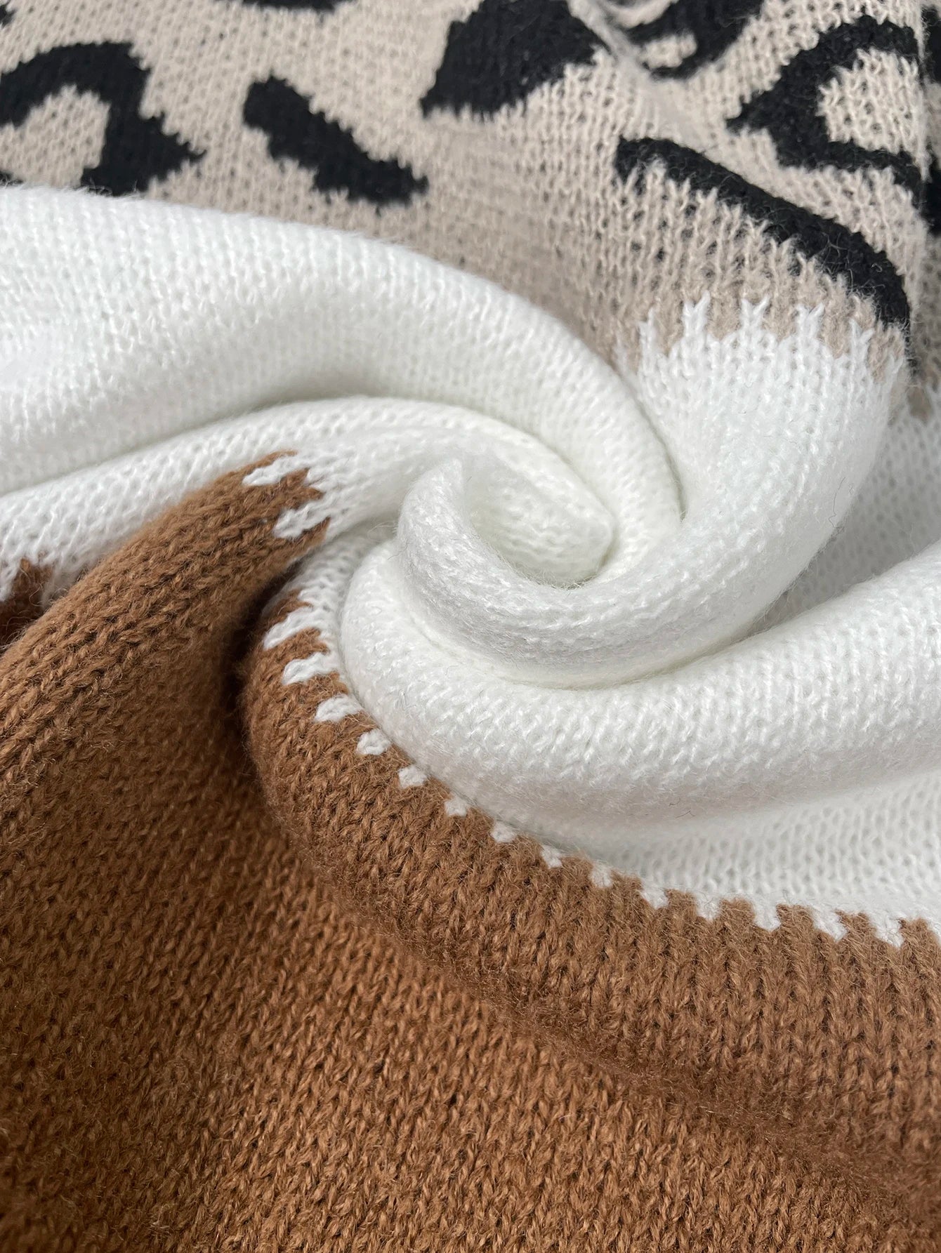 Sophie Jersey aus Strick mit Verspieltem Muster
