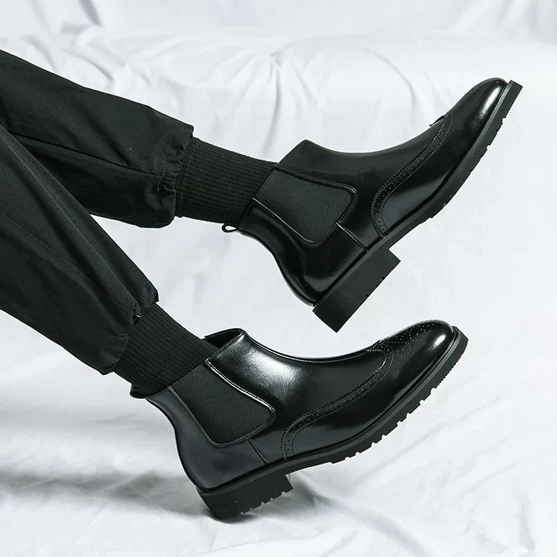 Dwight | Chelsea Boots aus Kunstleder