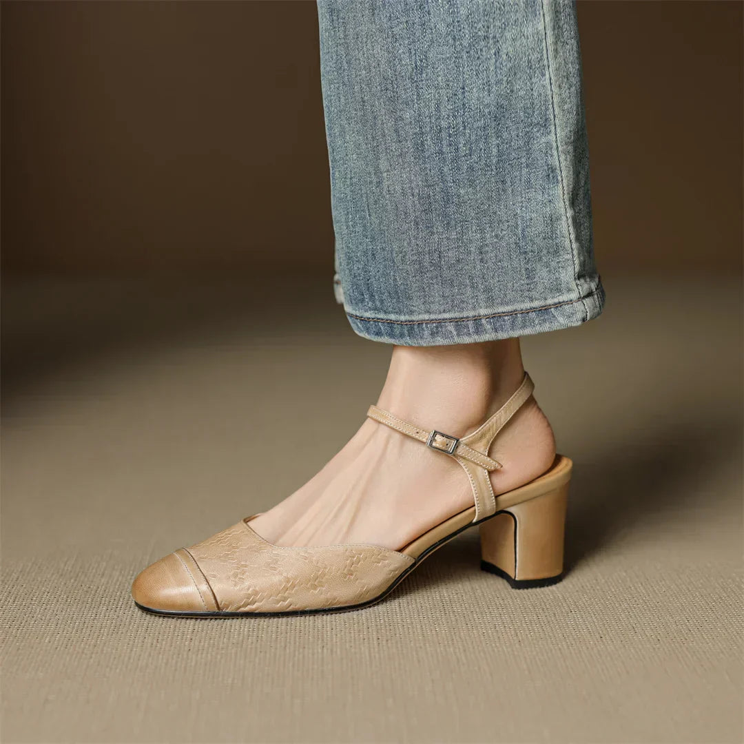 Valery Echtleder-Absatzschuhe