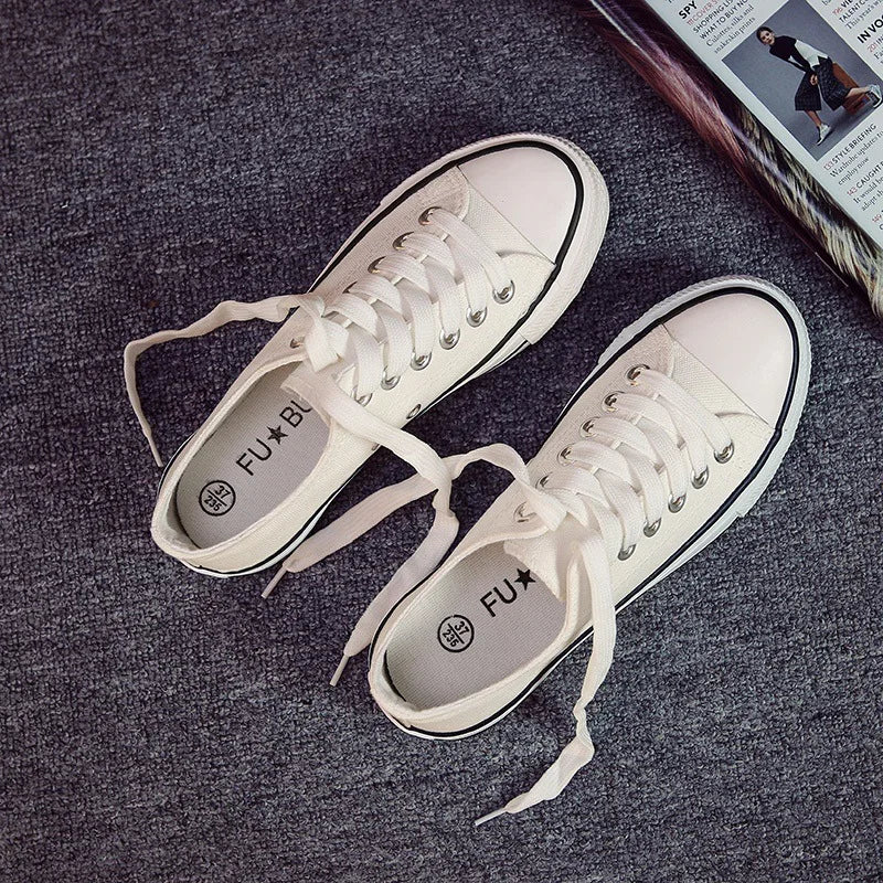 Imogen Klassische Canvas-Schuhe Vintage Modern Komfort