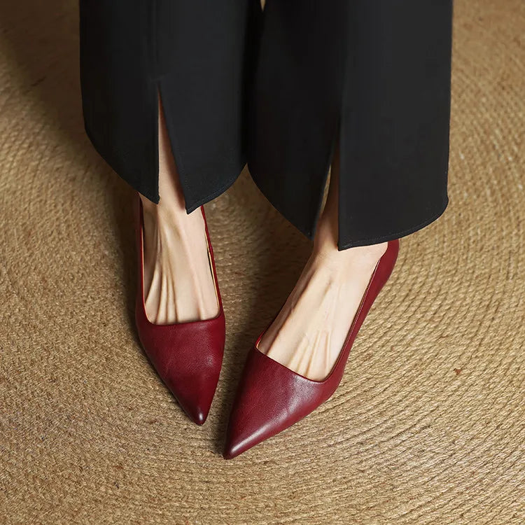 Anok High Heels aus echtem Leder