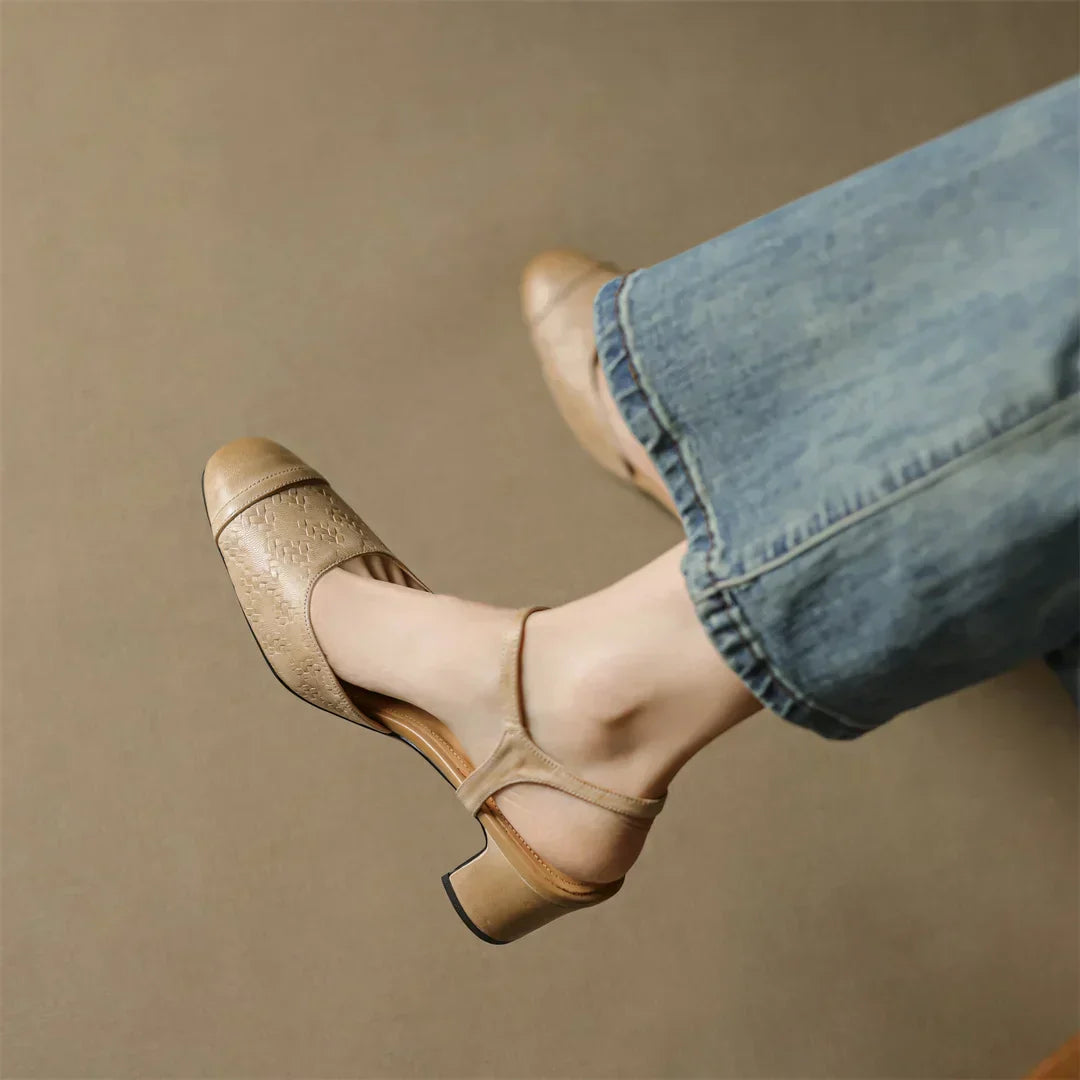 Valery Echtleder-Absatzschuhe