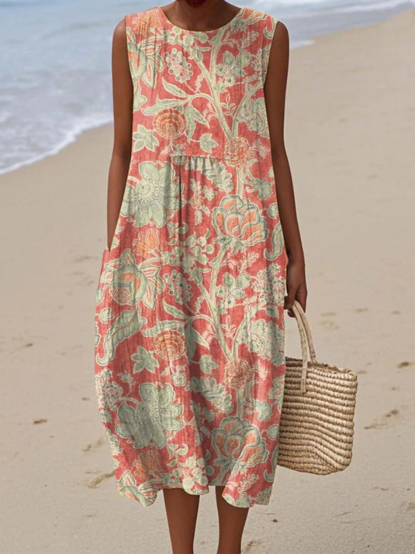 Beth | Leichtes, ärmelloses Sommerkleid