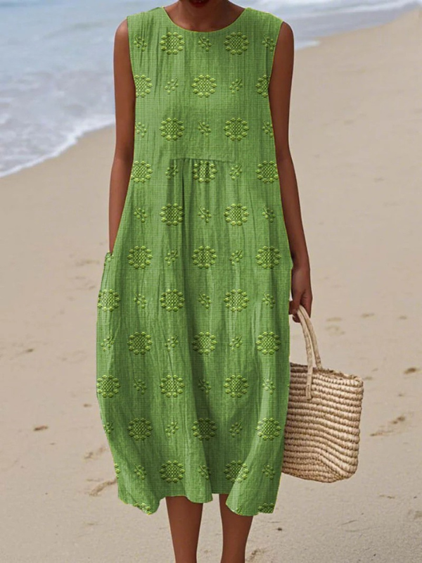 Sara | Leichtes, ärmelloses Sommerkleid