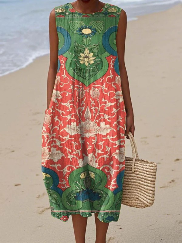 Vera | Leichtes, ärmelloses Sommerkleid