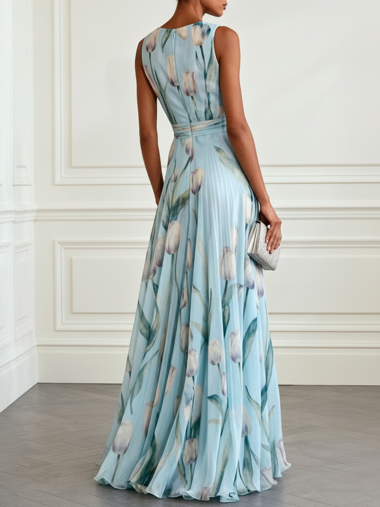 Nerea™-Kleid | Florale Eleganz, die Ihre Silhouette betont