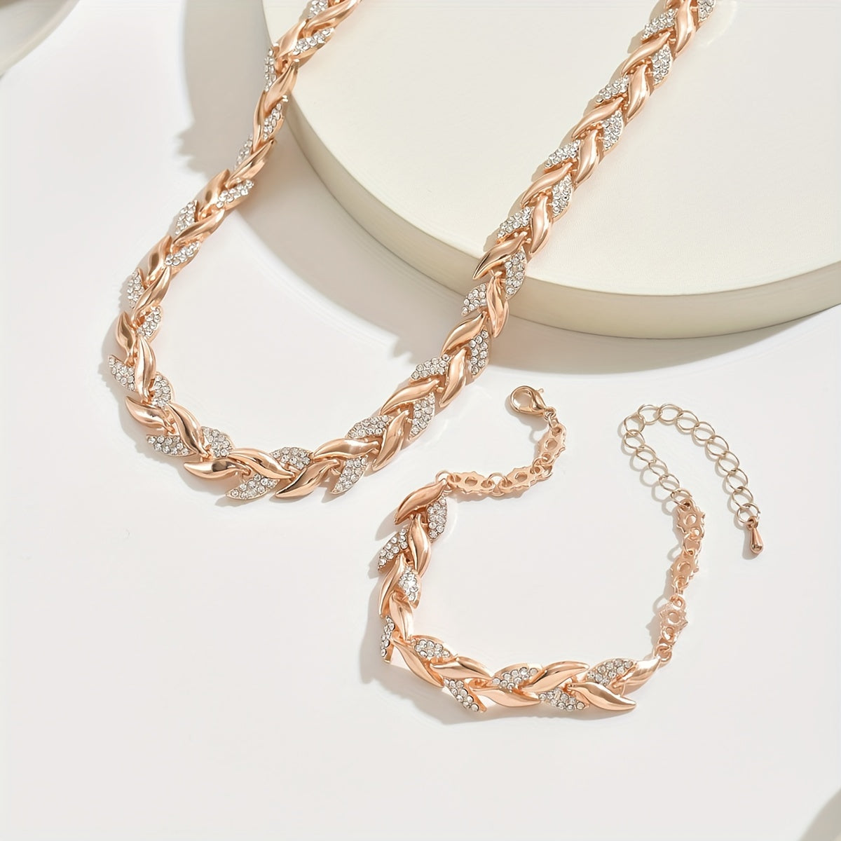 Verónica – Schmuckset aus Strass und Kristall