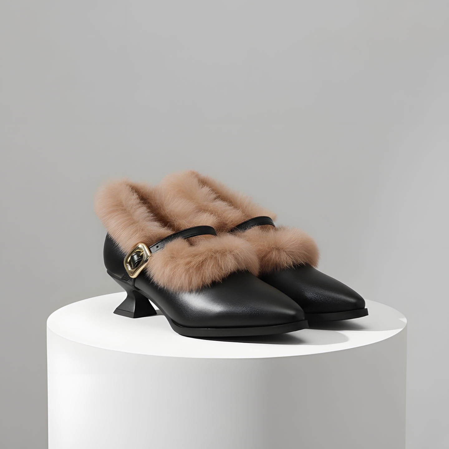 Stöckelschuhe aus Veloursleder