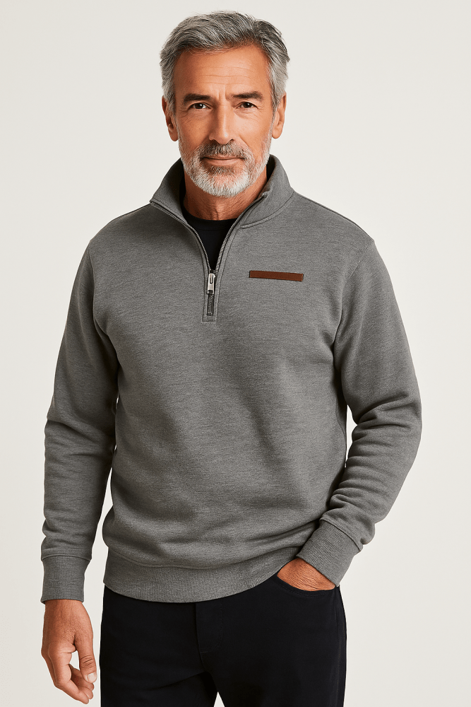 Nicolás | Lässiger Fleece-Pullover für Herren