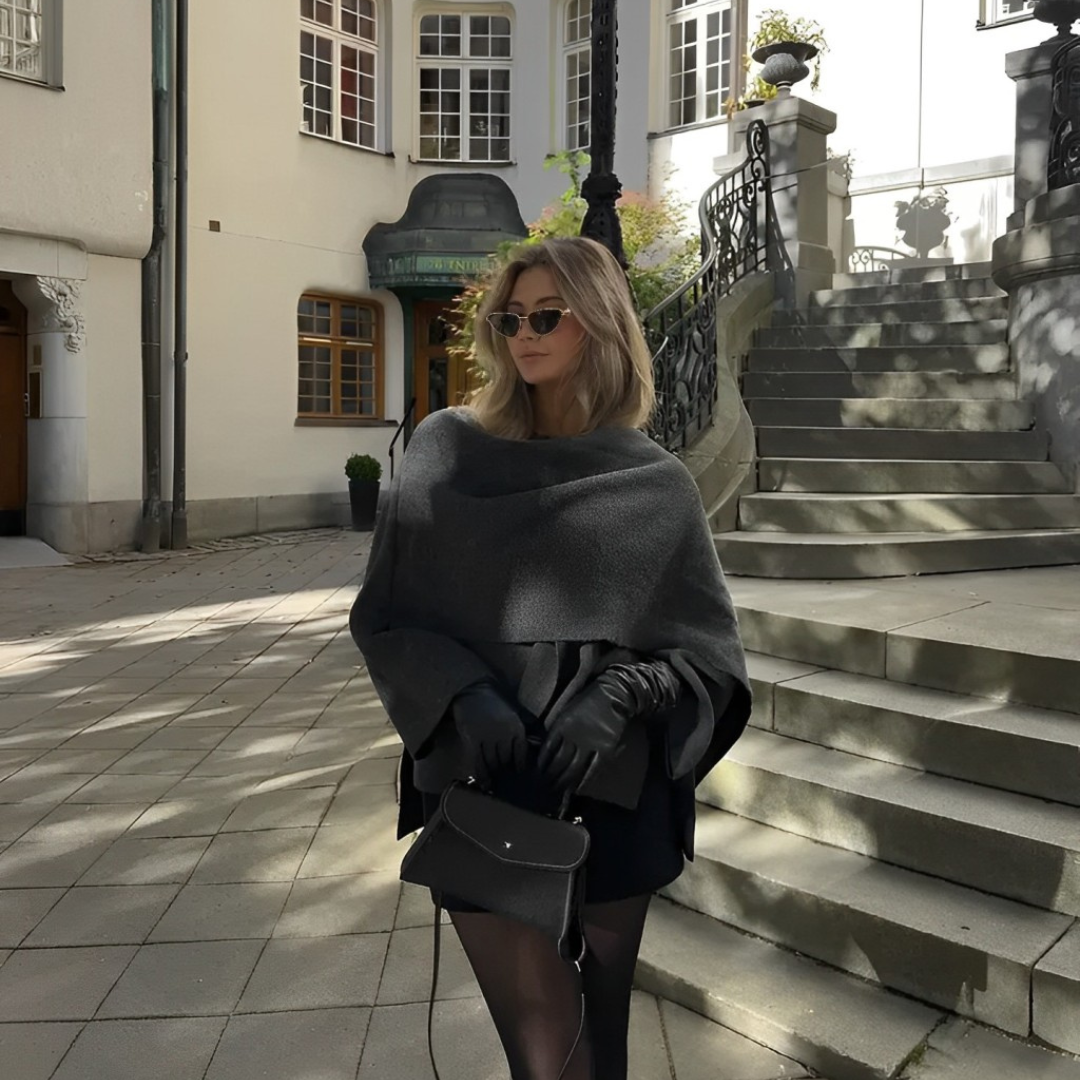 KALEIDE™ | ELEGANTER MANTEL AUS HOCHWERTIGEM STOFF