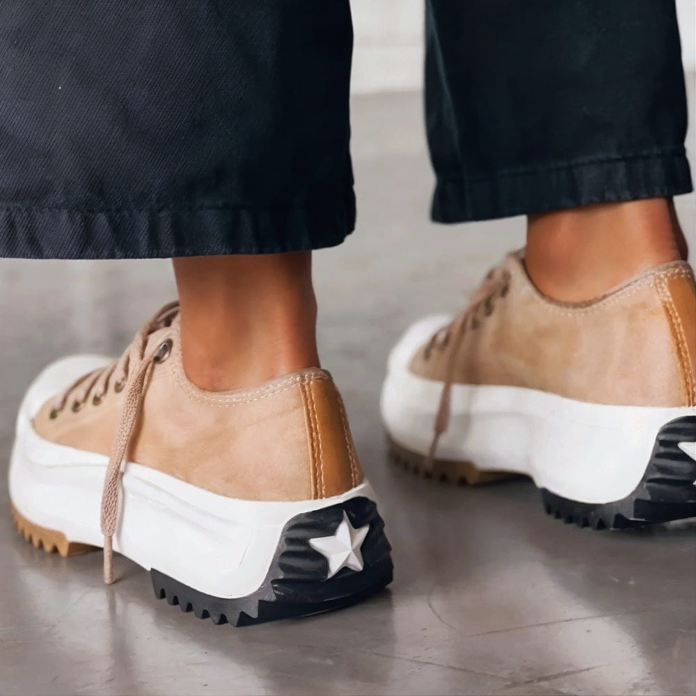 Elina Bequeme Schuhe mit klobigem Absatz aus Canvas im urbanen Stil