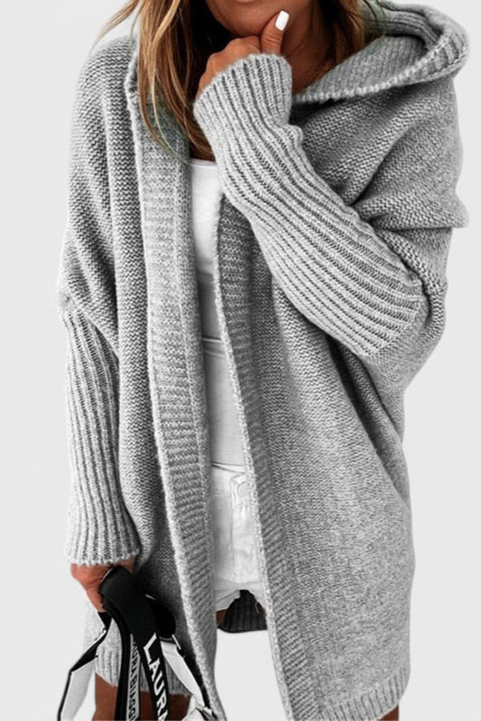 Lovisa Oversize-Strickcardigan mit Kapuze