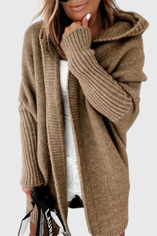 Lovisa Oversize-Strickcardigan mit Kapuze