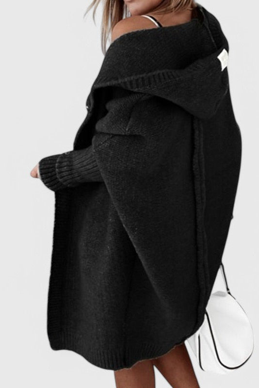 Lovisa Oversize-Strickcardigan mit Kapuze