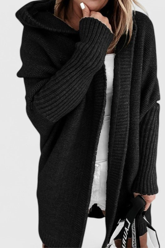 Lovisa Oversize-Strickcardigan mit Kapuze
